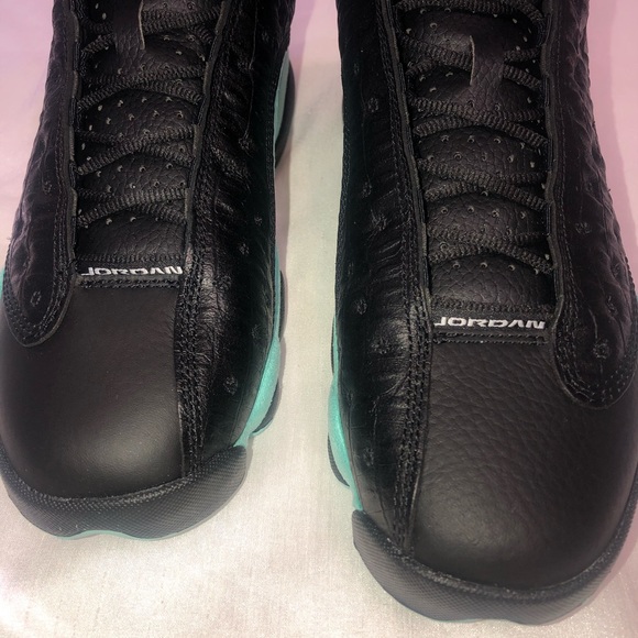 SOLD Jordan 13 Retro 414571030 Black & Green NEW - Picture 4 of 9